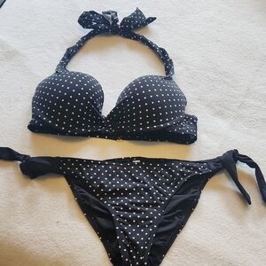 La Vie En Rose Polka Dot Bikini S/M
